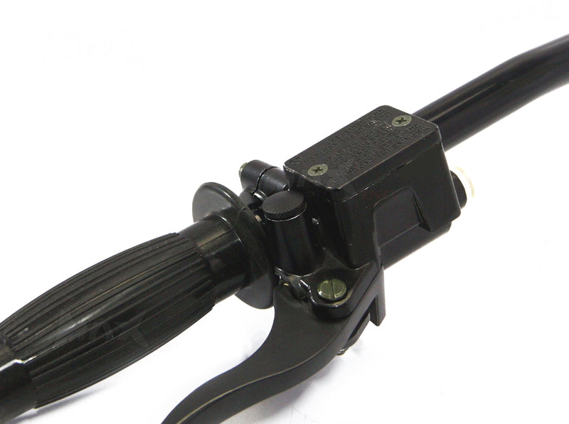 Black CNC Machined Billet Aluminium Threaded Mirror Block Off Plugs - 2 x M10 RH Threads