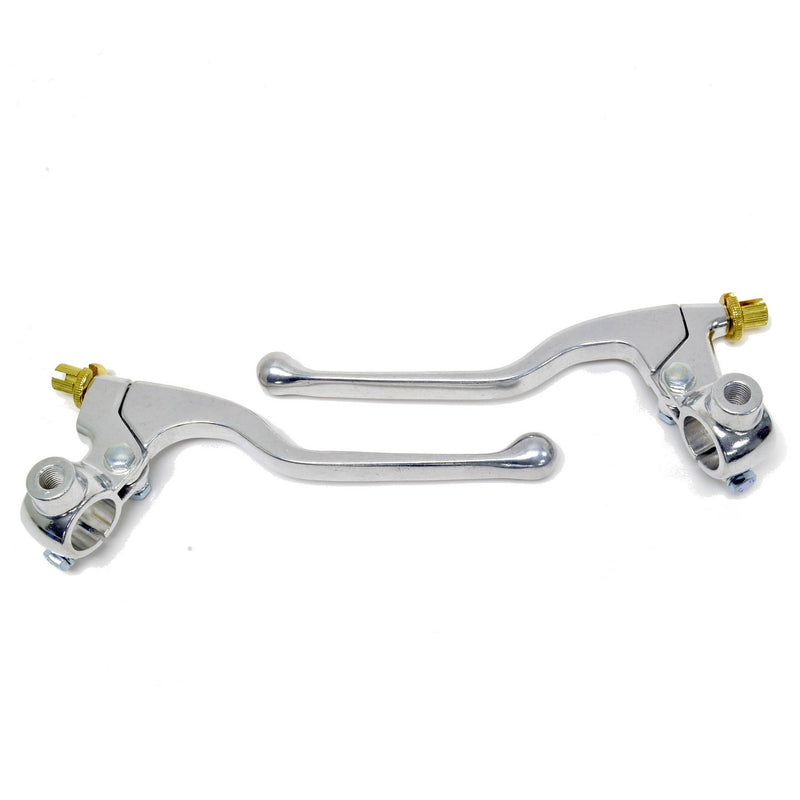 Chrome/Black Lever Set with 10mm Mirror Hole