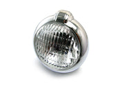 5 1/2" Bates Style Chrome Metal Headlight - 12v / 35w