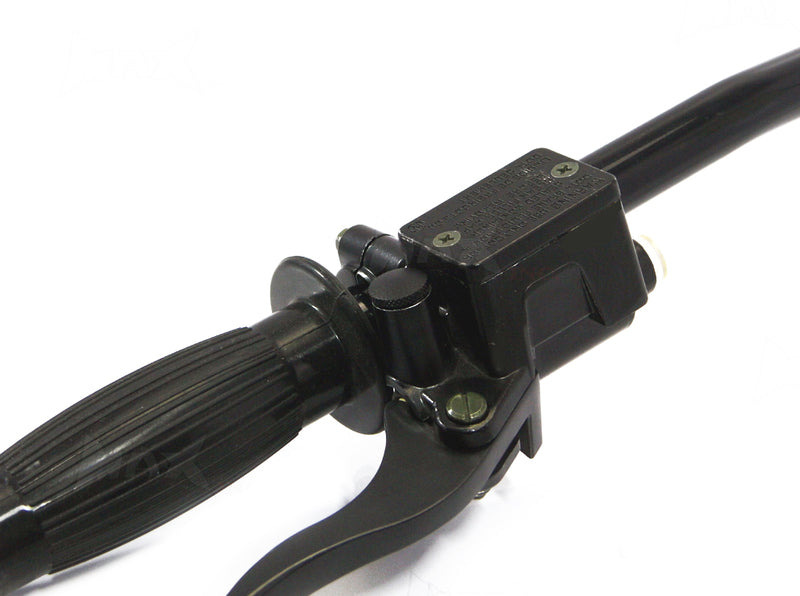 Black CNC Machined Billet Aluminium Threaded Mirror Block Off Plugs - 1 x M10 RH & 1 x M10 LH Thread