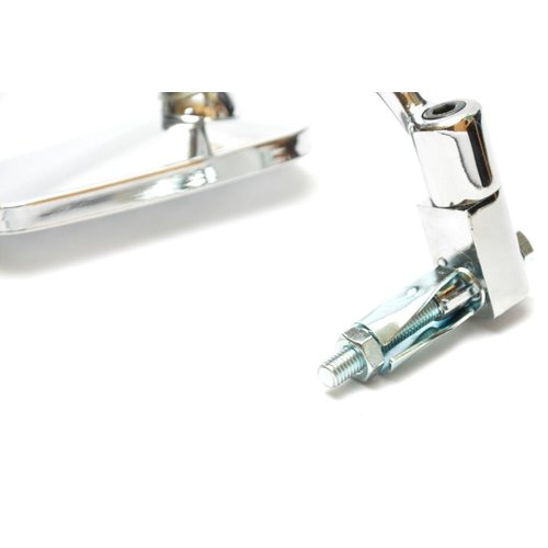 Classic Chrome Bar End Mirror